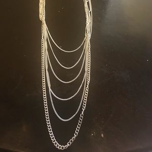 Silver Statement necklace